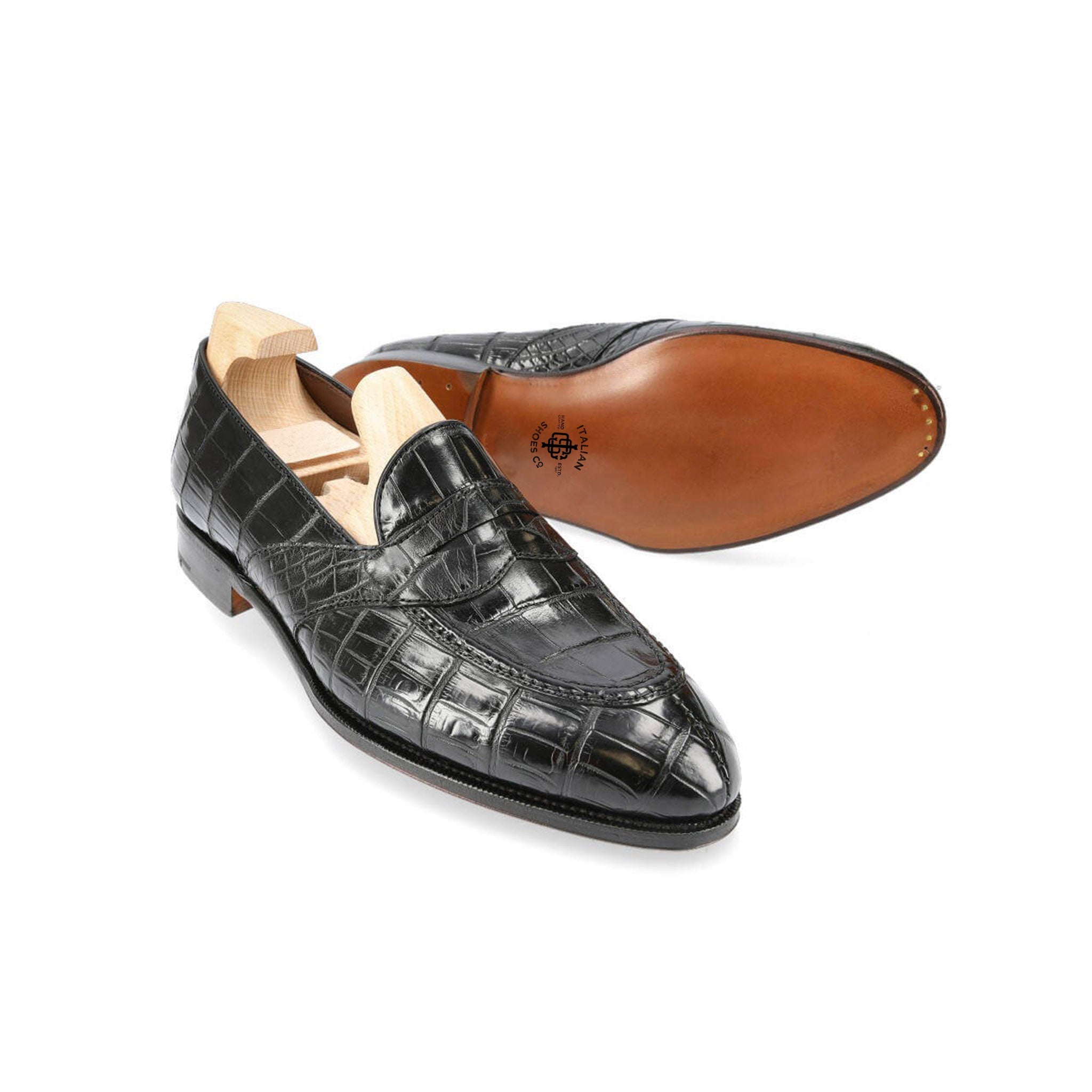 Alligator Full Strap Loafers