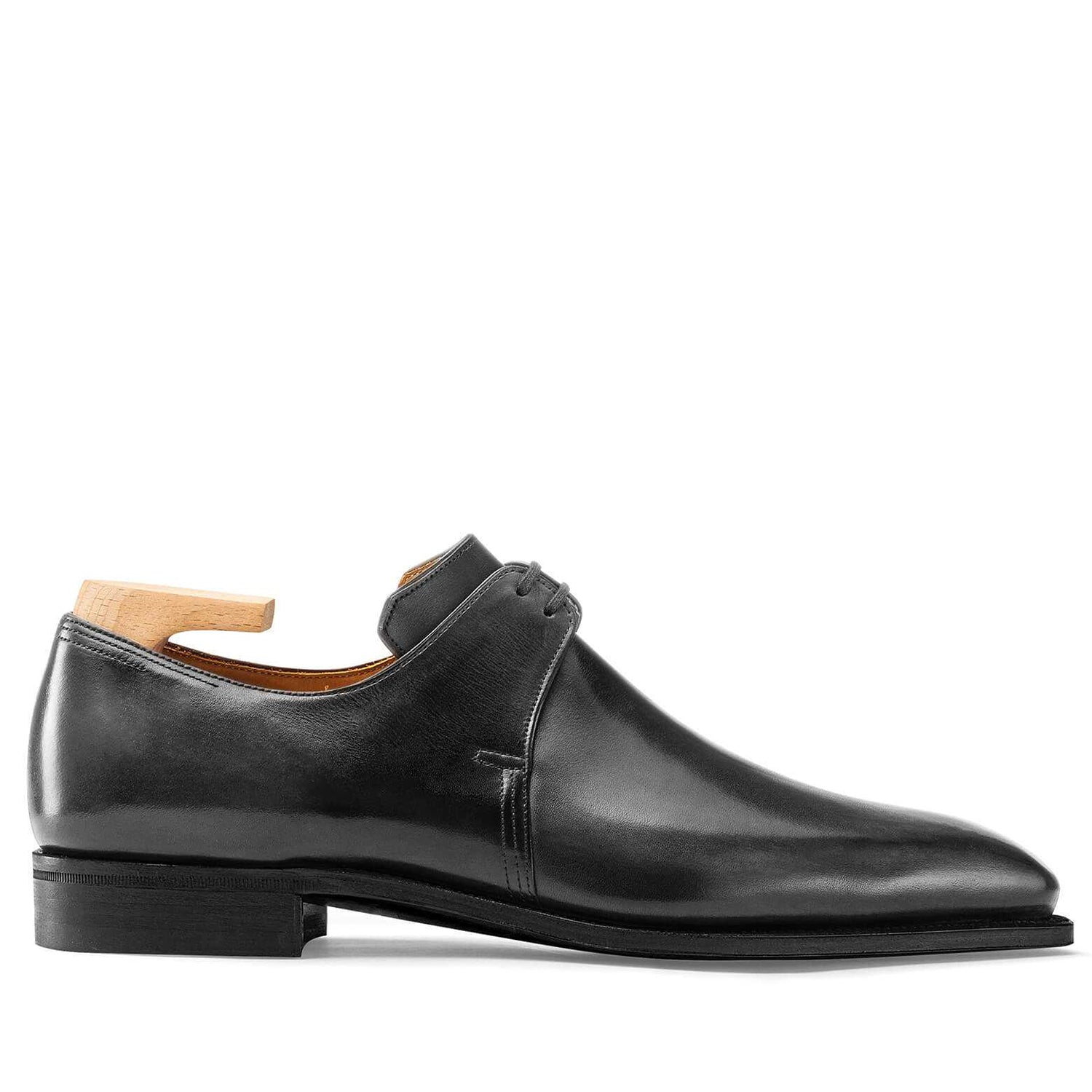 Gun Metal Calf Leather Shoes