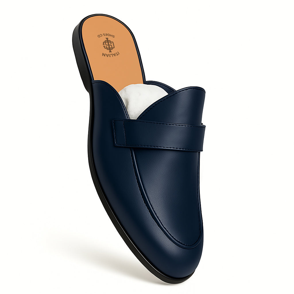 Single Strap Elegant Mule Tan