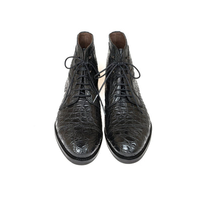 Coal Crocodile Jumper Boots