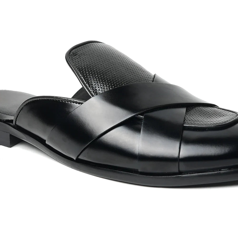 Limited Edition X Mule - Black Leather