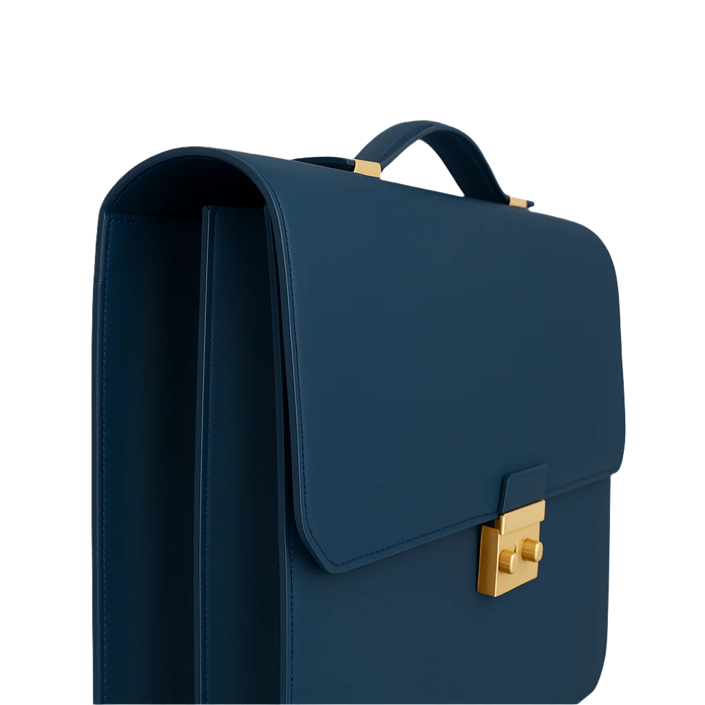 Men's Double Compartment Classy Tan  Briefcase