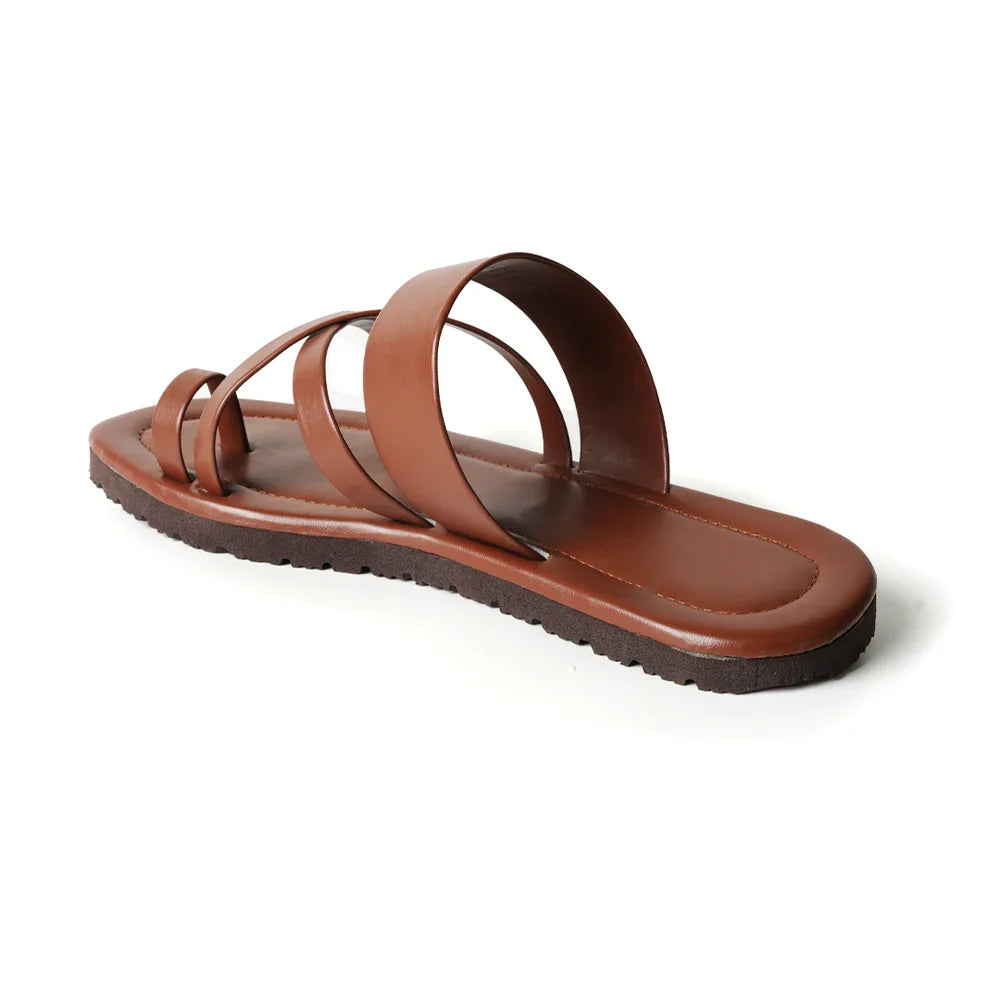 Strappy Sandals - Vintage Tan