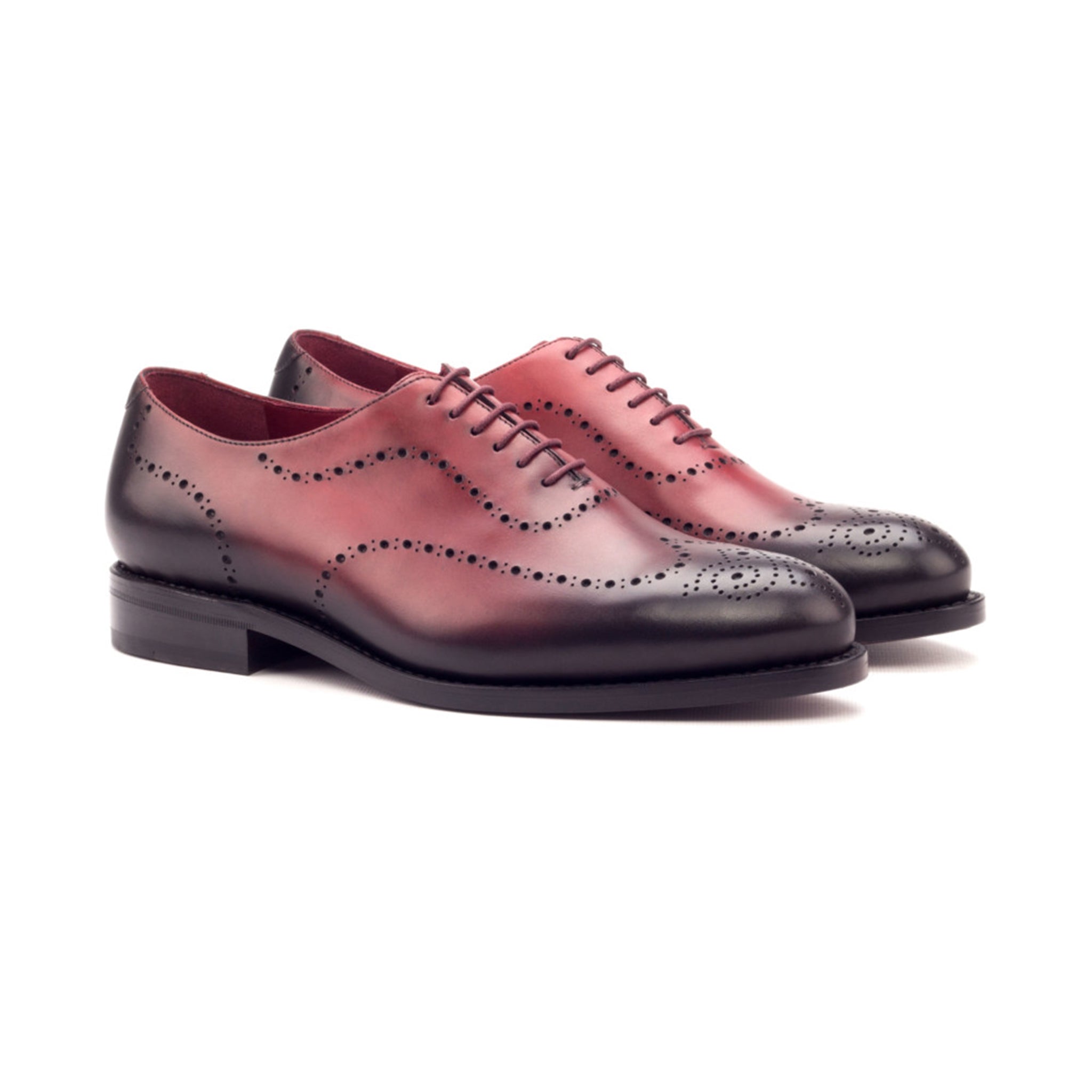Burnished Leather Wholecut Brogues