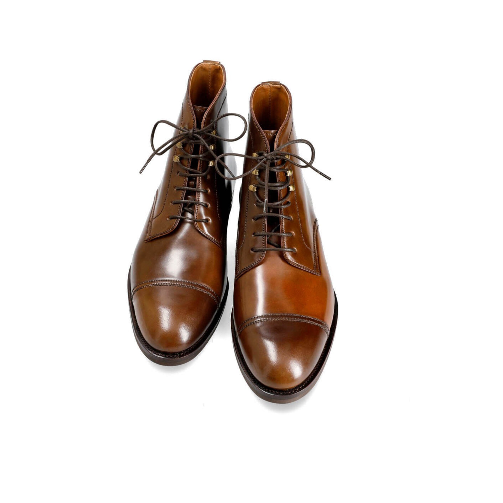 Coffee Chelsea High Ankle Boots