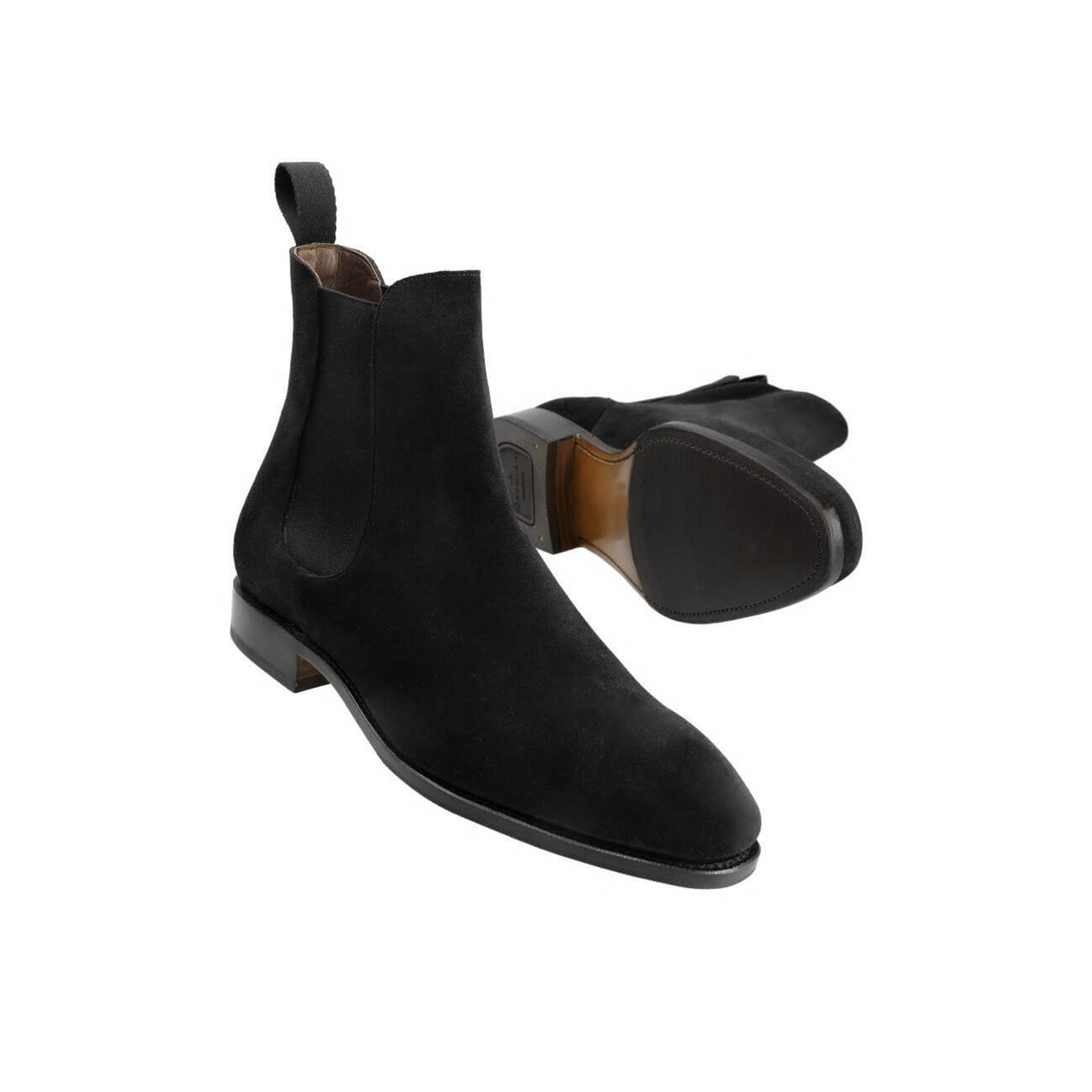 Coal Single Collar Chelsea Boots