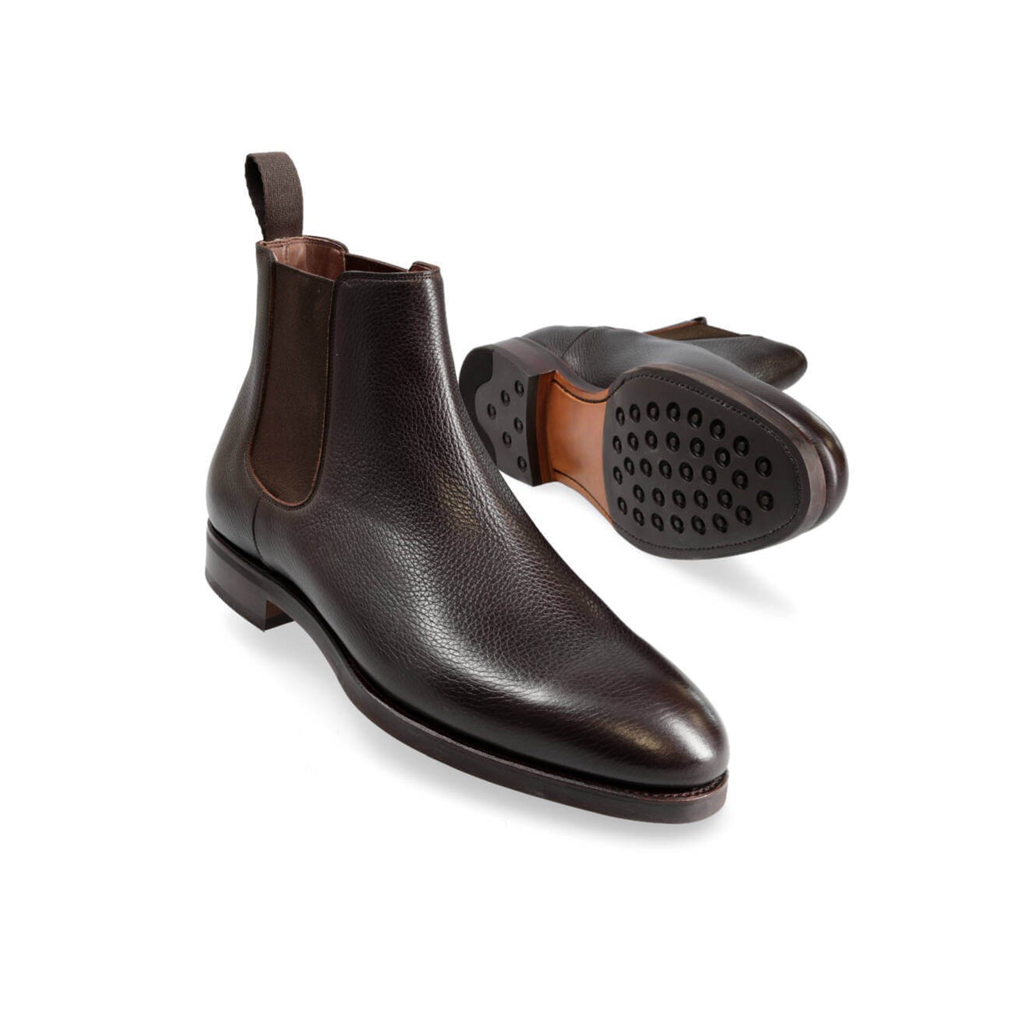 Cocoa Single Collar Chelsea Boots