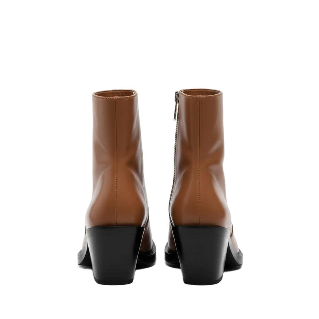 Achilles Ion Gabriel Bang Brown Ankle Boots