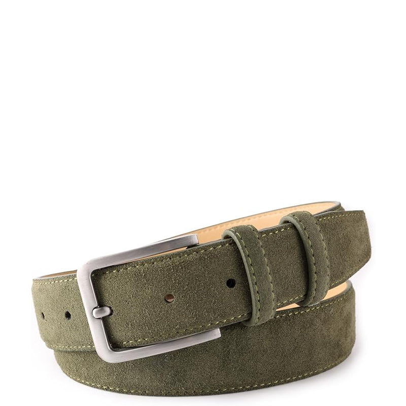 Classic Suede Leather Blue Belt