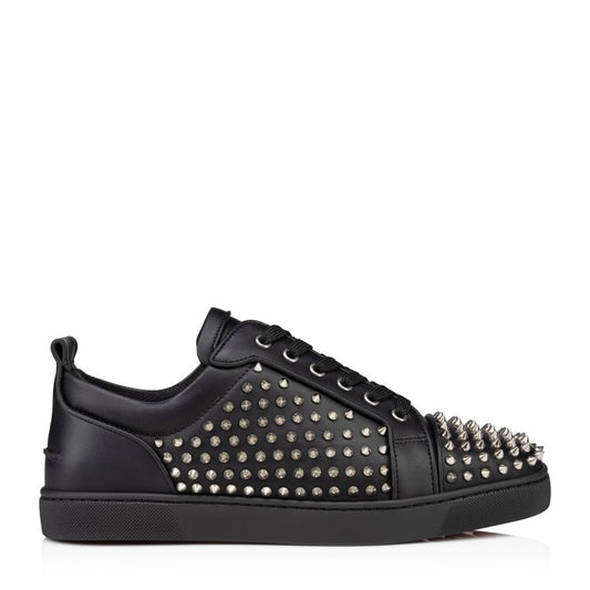 Men Casual Slip-On Leather Black Sneaker