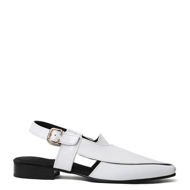 Premium Classic Leather Peshawari Beige Sandals