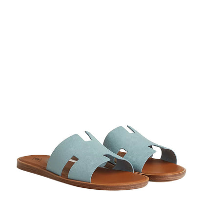 Haven Epsom H Style Slip-On Beige Blue