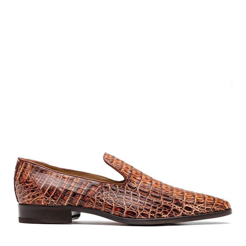 Crocodile Leather Loafers Tan