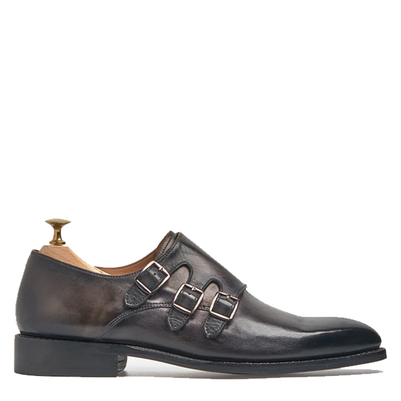 Tallin Brunt Black Shoes