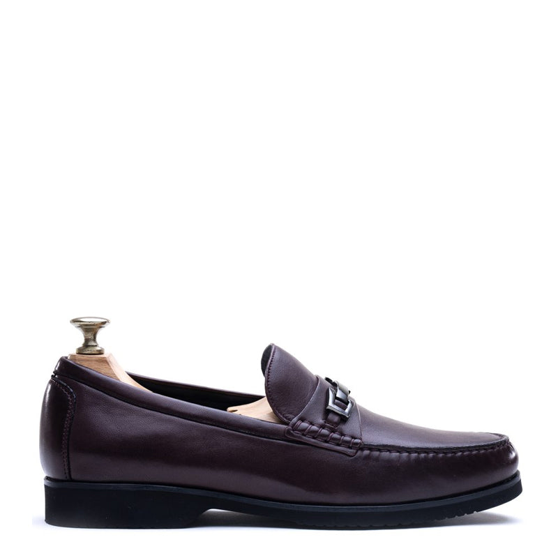 Penny Leather Slip-On Bit Loafer Black