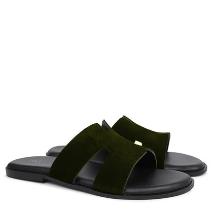 Suede H Style Slip On