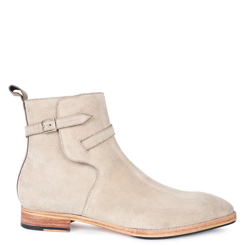 Men Suede Handmade Leather Jodhpur Ankle Boot Tan