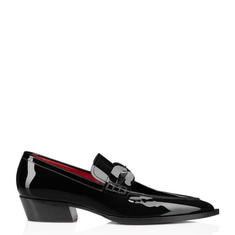 Patent Shiny Leather Stylish Loafers