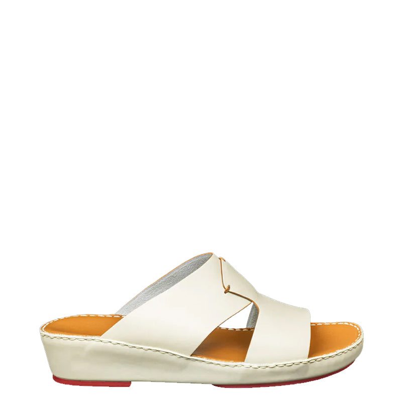 Accented Slip-On Comfort Arabic Blue Sandal