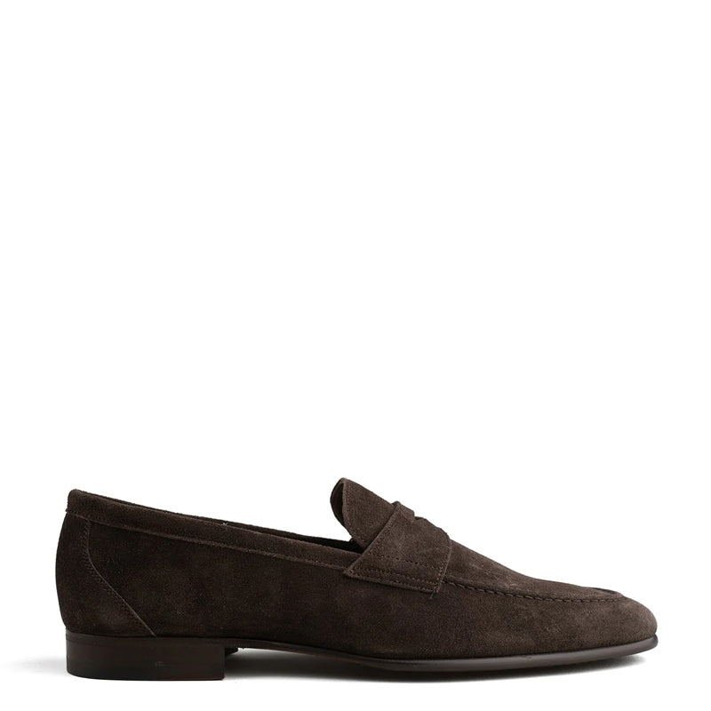 Unlined Penny Loafer Dark Brown