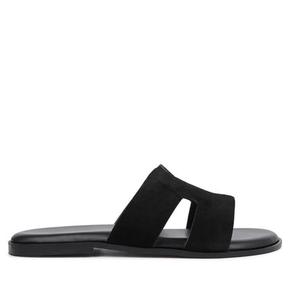 Suede H Style Slip On