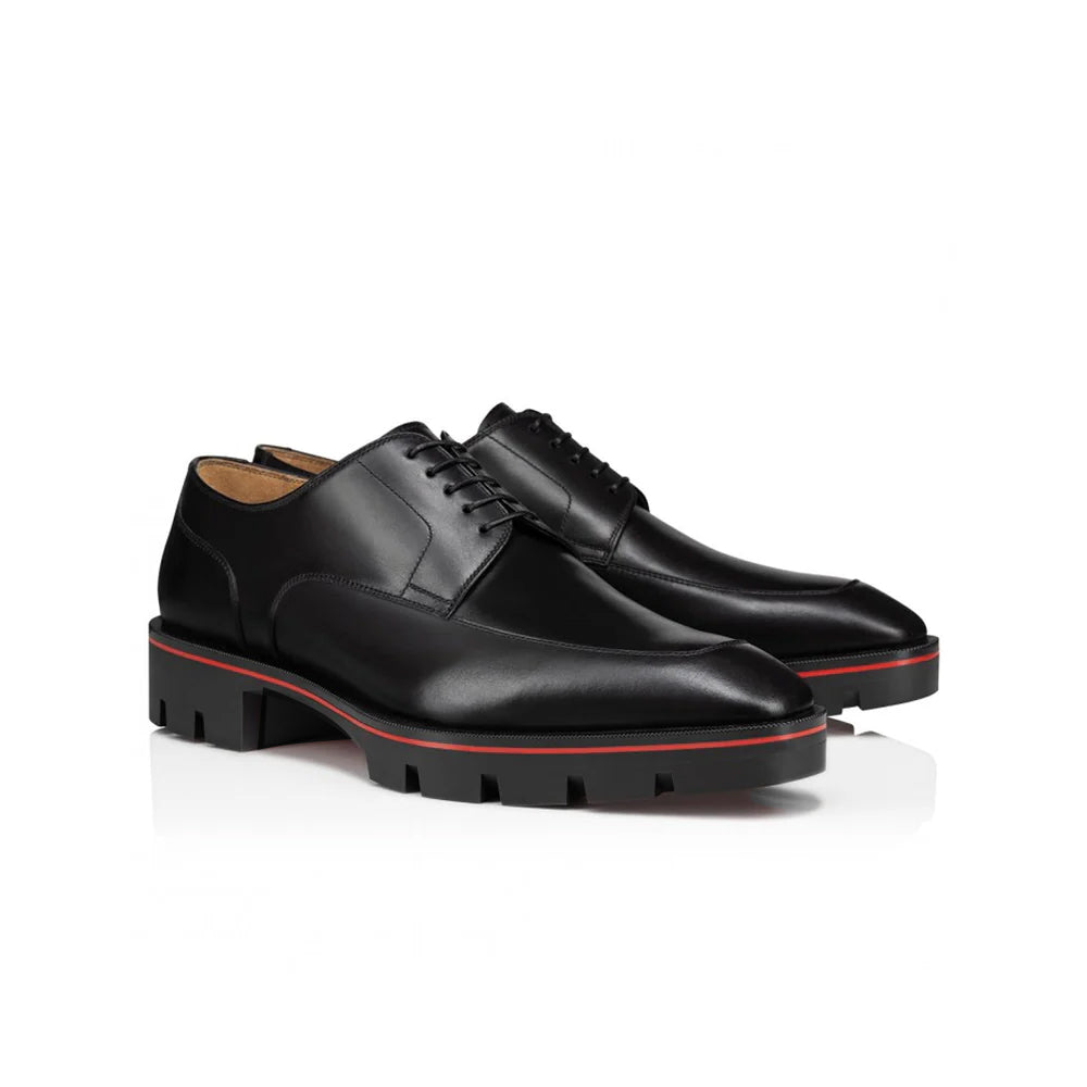 Luxury Edition Leather Derby with Lug Sole