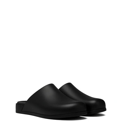 Brown Leather Men Mule