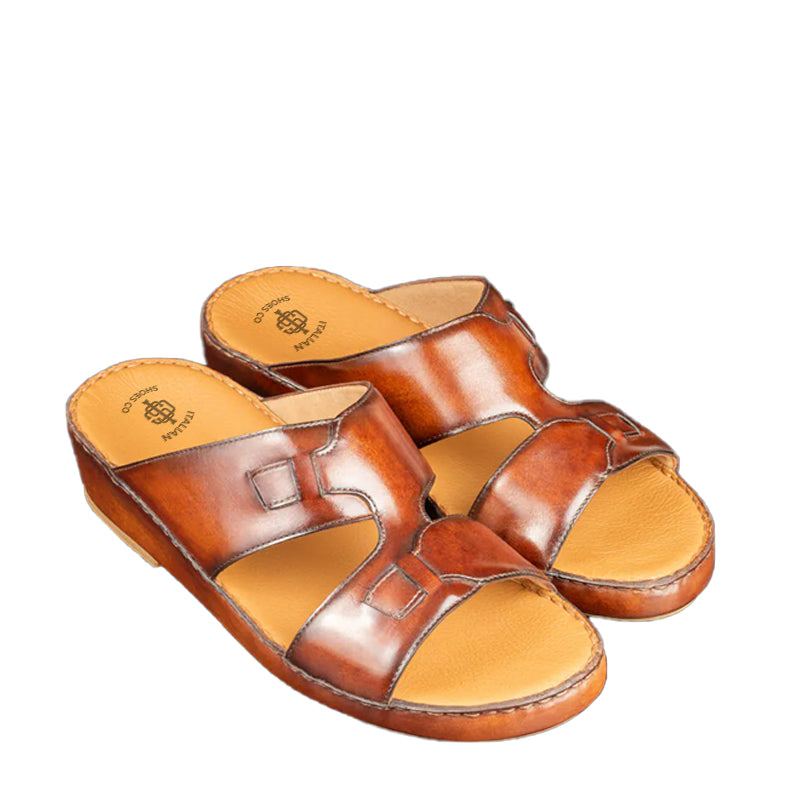 Classic Leather Comfort Arabic Red Sandal