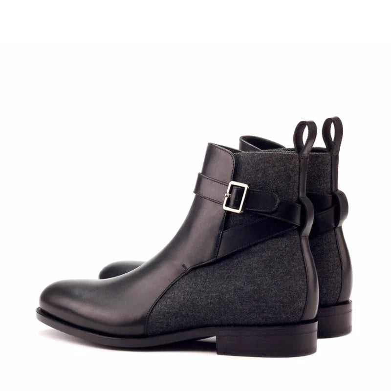 Men Handmade Custom Leather Brown Jodhpur Boot