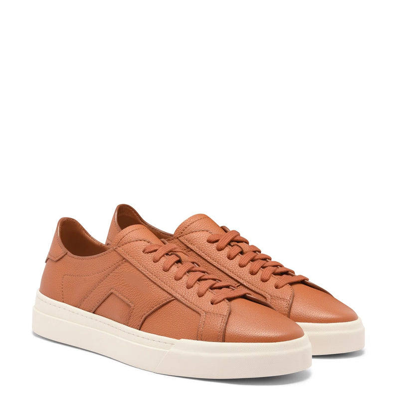 Men Tumbled Double Buckle Sneakers