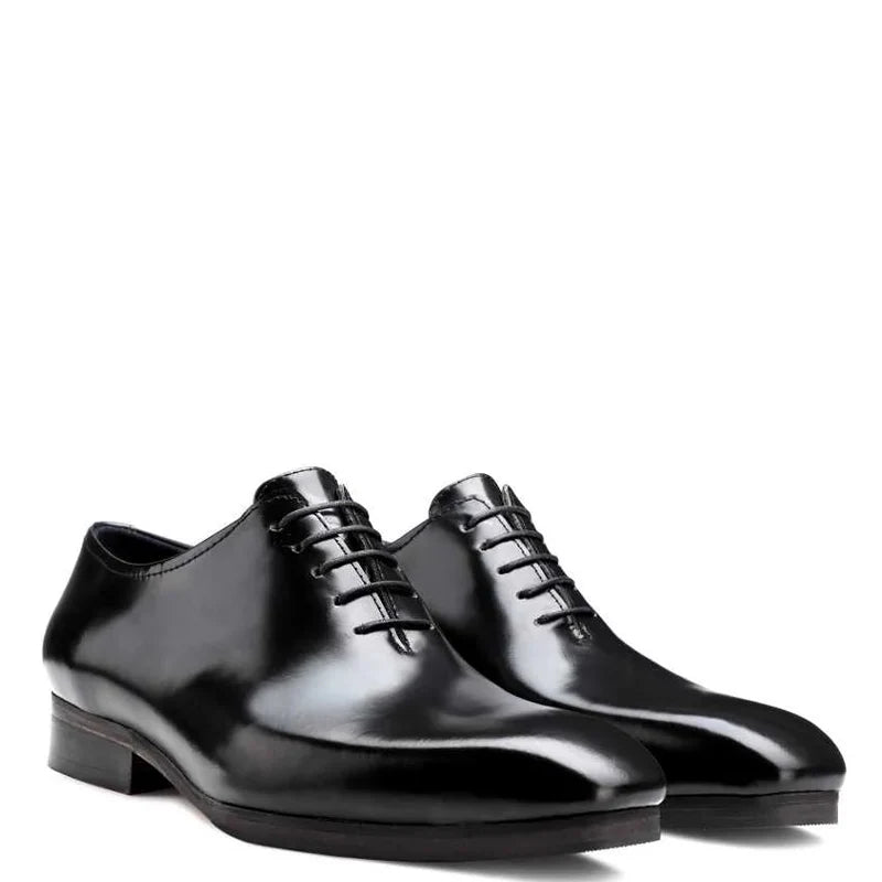 Patent Wholecut Shiny Leather Oxford Shoe