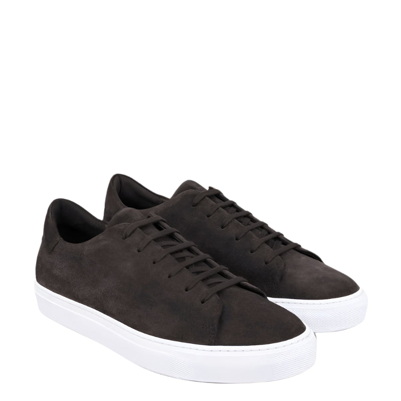 Suede Luxe Low-Top Sneaker Dark Brown
