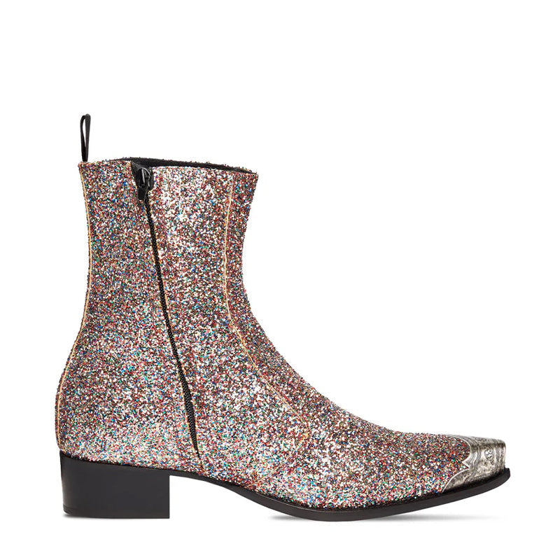 Side Zip Boot with Silver Toe