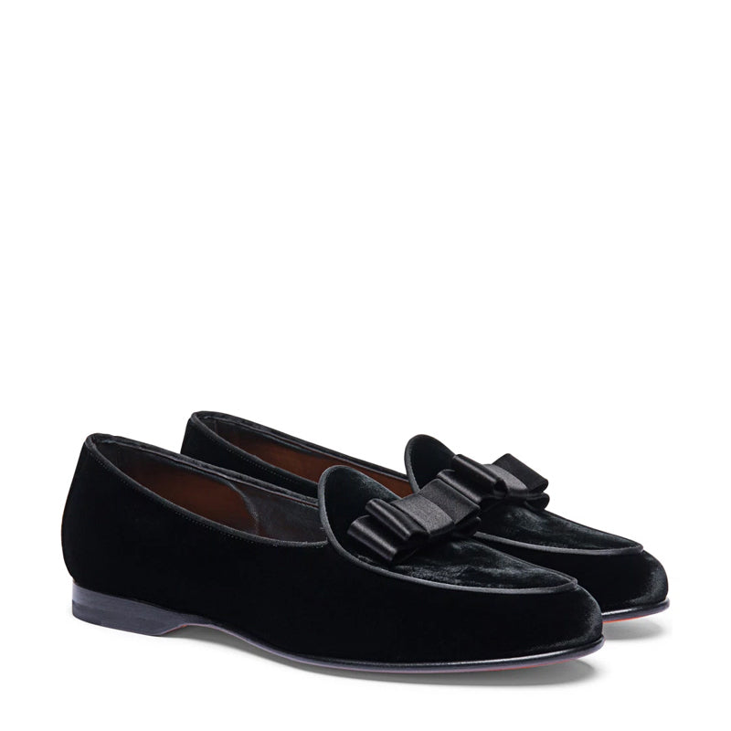 Men Black Slip-On Andrea Loafer
