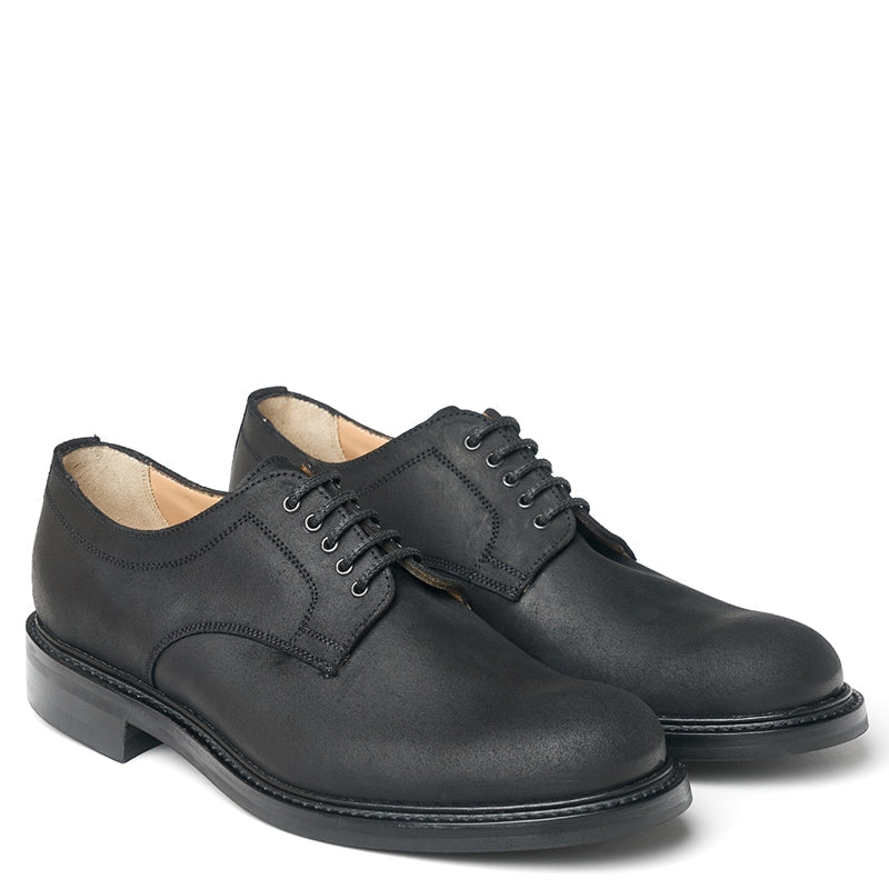 Premium Leather Formal Derby Black Shoes For Men