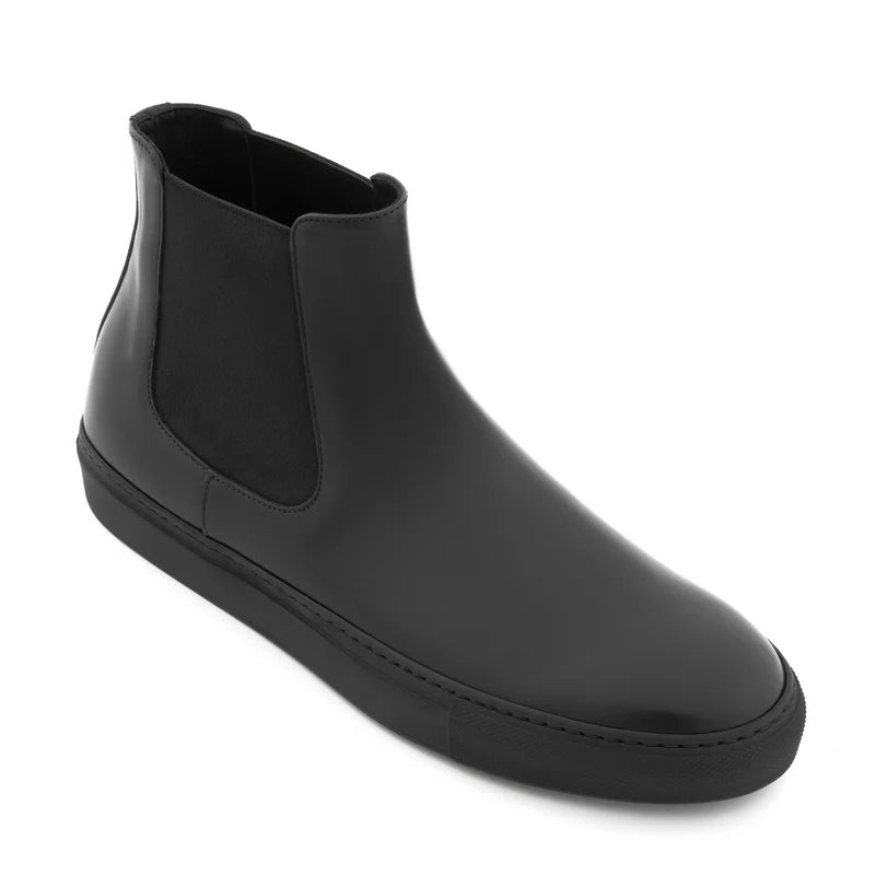 Leather Chelsea Ankle Boots For Men