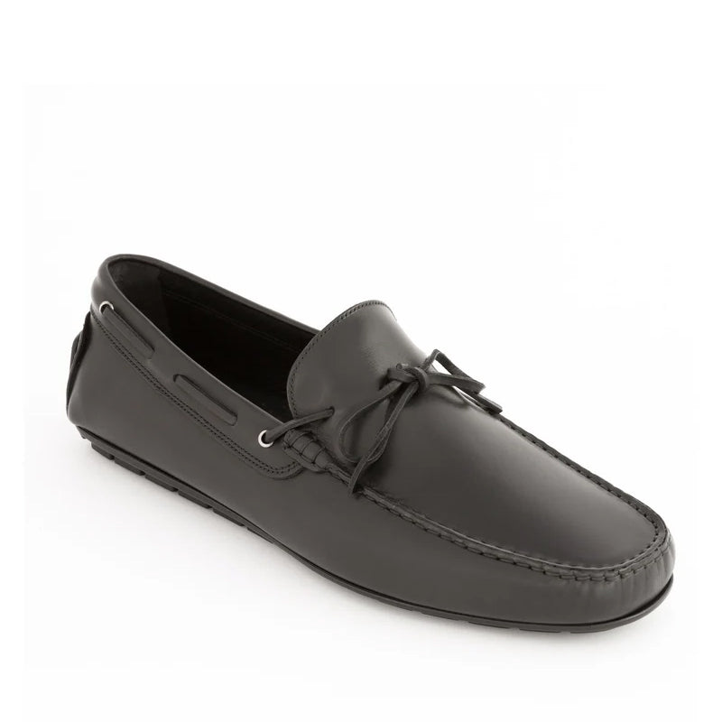 Patent Slip-On Leather Black Loafer
