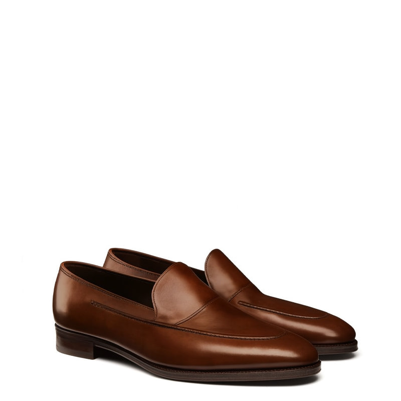 Lorenzo Men's Black Leather Shoes