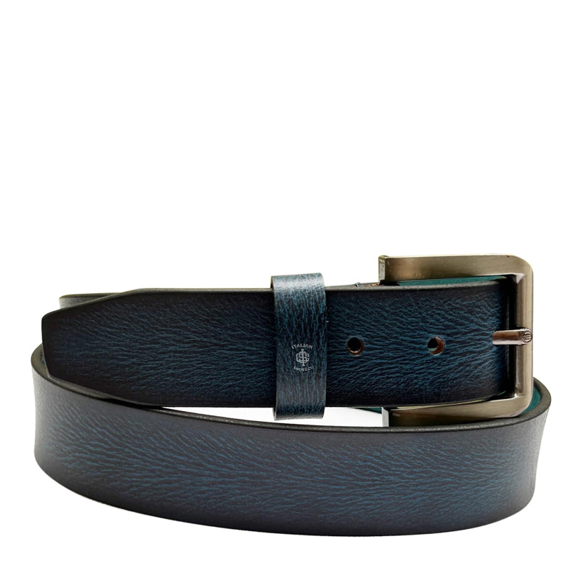 Unbridled Leather Belt Green