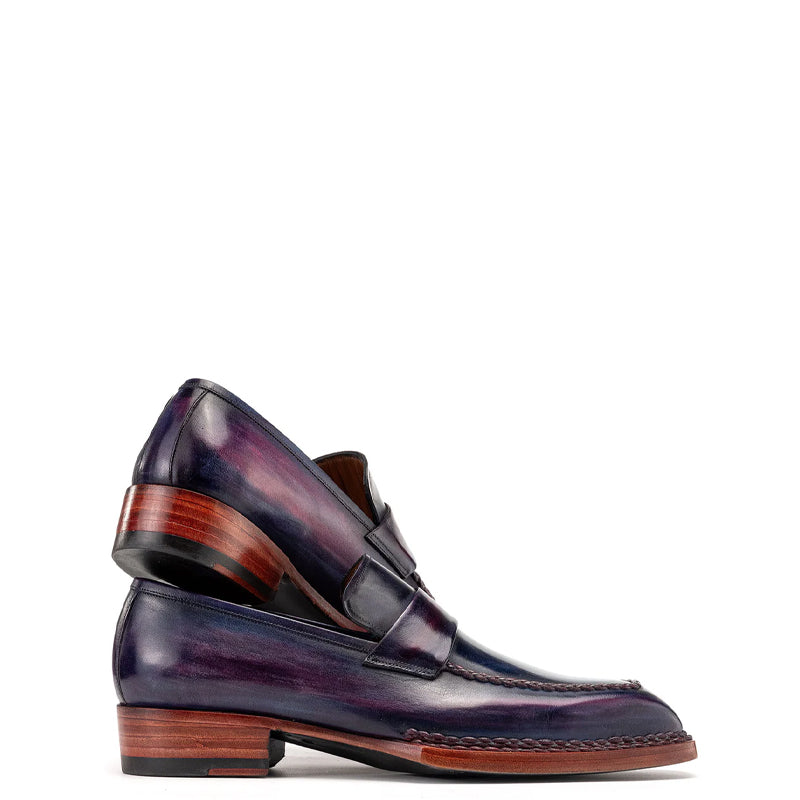 Classic Patina Penny Solid Leather Loafers