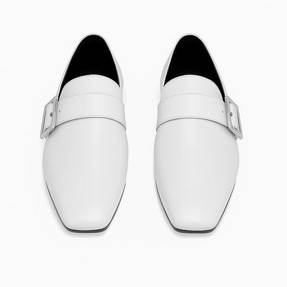 Mamie Frye Loafers in White