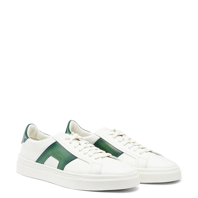 Double Buckle Lace-Up Sneakers For Men