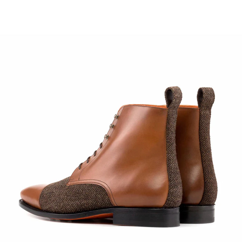 Custom HandMade Leather Lace-Up Boots