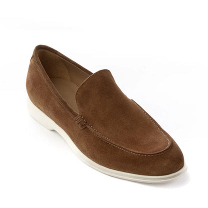 Premium Suede Leather Beige Loafer For Men