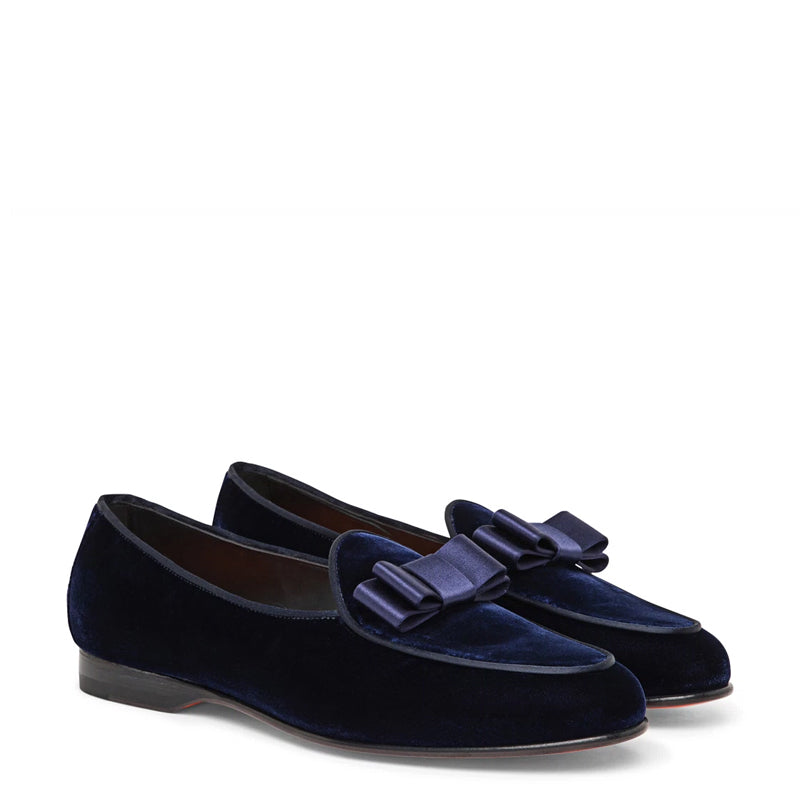 Men Blue Slip-On Andrea Loafer