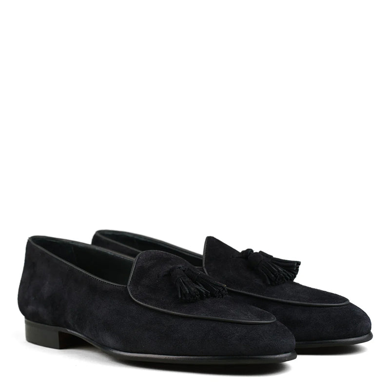 Luxury Belgian Tassel Loafer Sand Shoe For Men