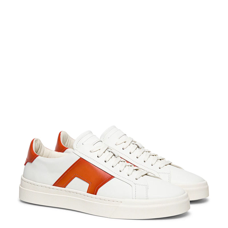 Double Buckle Lace-Up Sneakers For Men