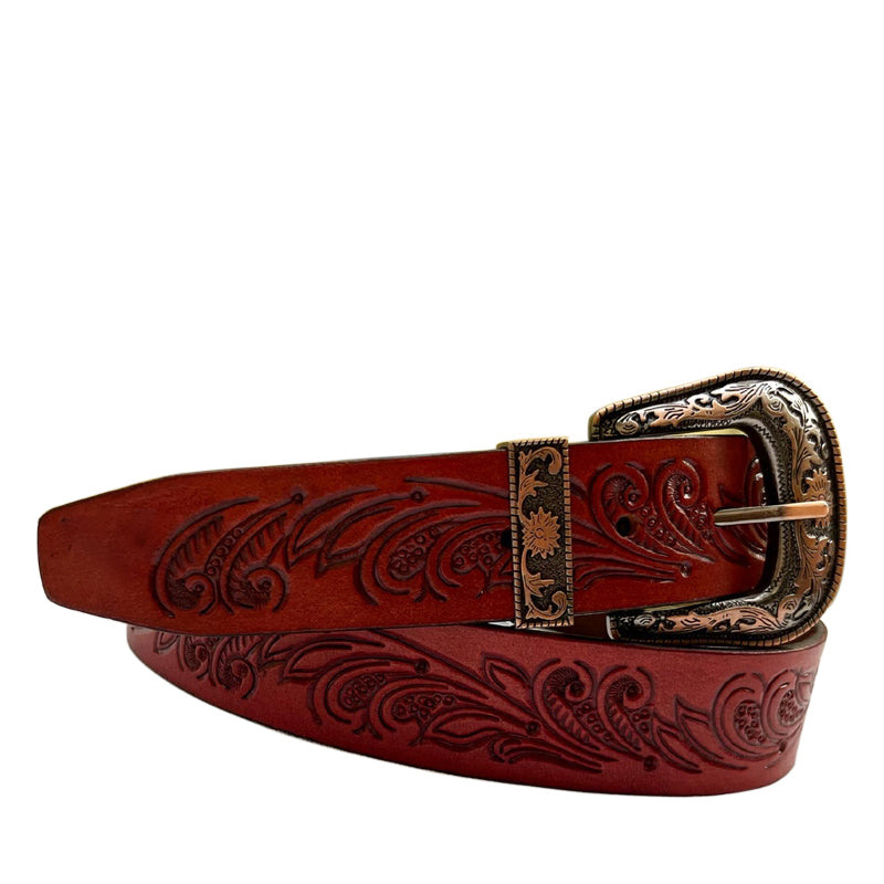 Progettista Cowboy Leather Belt Pecan