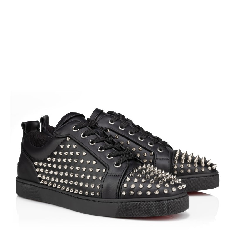 Men Casual Slip-On Leather Black Sneaker