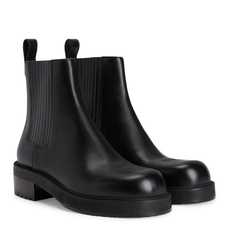 Leather Chelsea High Ankle Boots